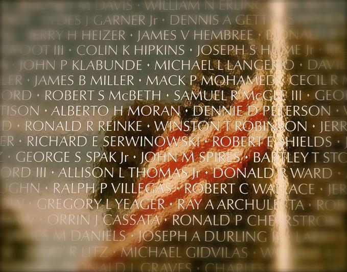 Competition entry: Reflection on the Vietnam Wall