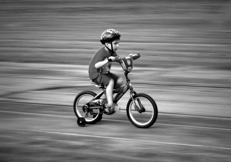 Competition entry: Little Biker in Training