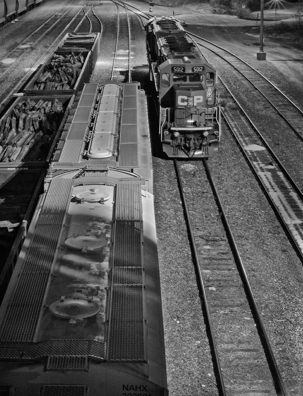 Competition entry: Rail Yards at Night