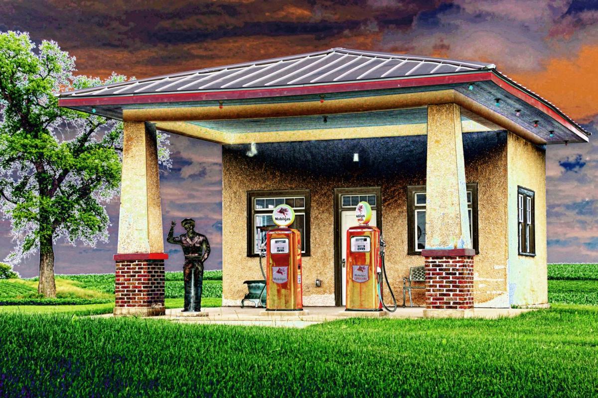 Competition entry: Vintage Gas Station