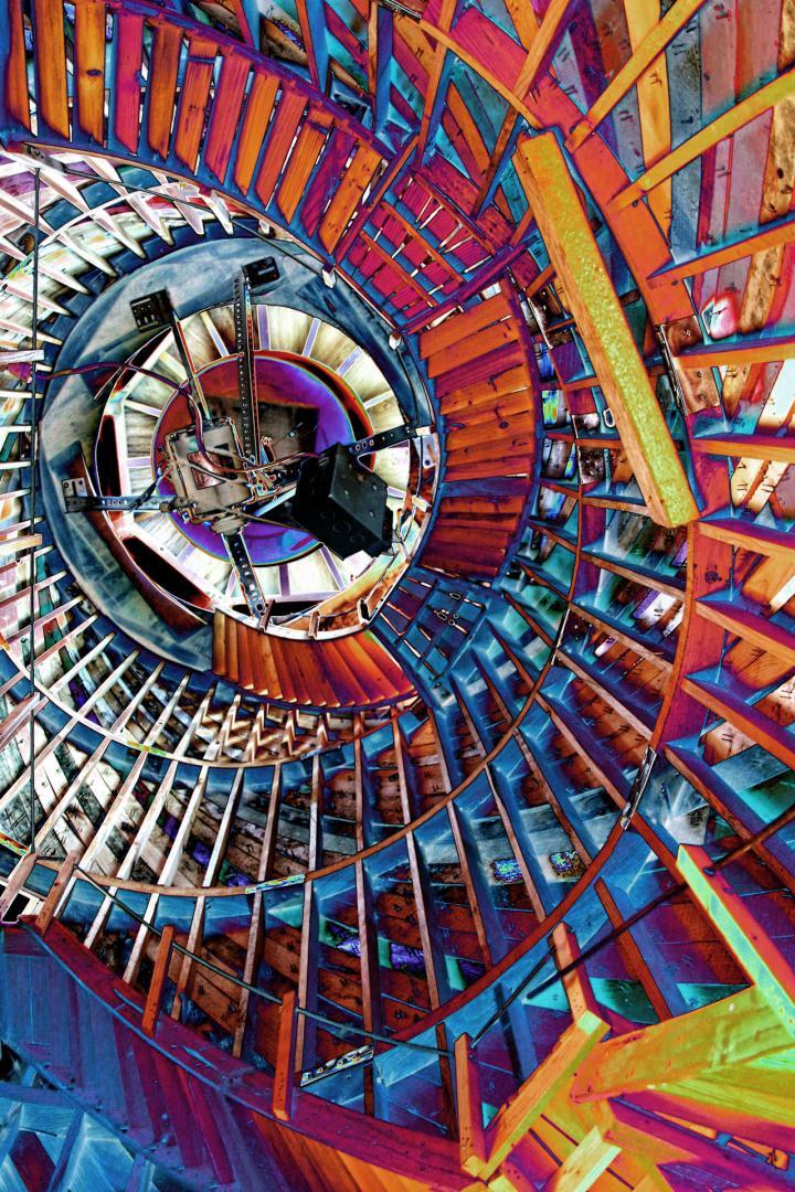 Competition entry: Looking Up Inside Lighthouse