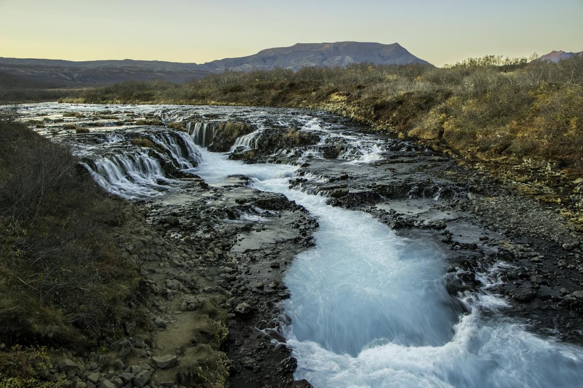 Competition entry: Sunset at Bruafoss Waterfall