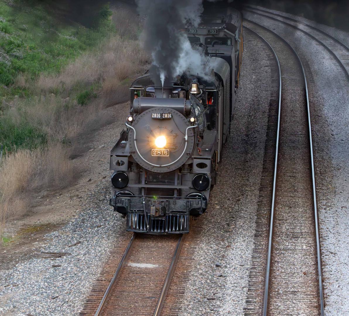 Canadian steam train