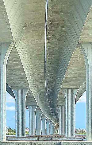 Competition entry: Roosevelt Bridge over St. Lucie River, Stuart Florida