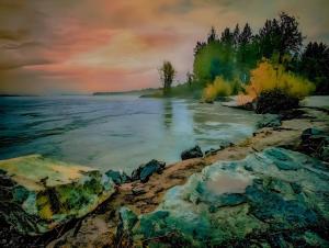 Competition entry: Golden Hour---Susitna RIver Sunset