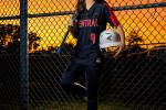 Senior Photos Softball Player by La Crosse Photographer Jeff Wiswell of J.L. Wiswell Photography